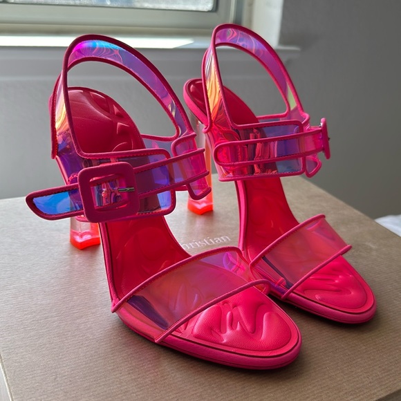 Christian Louboutin Shoes - NEW Christian Louboutin LOUBI DUNISS 100 Size 37